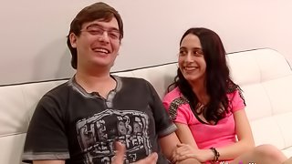 Jordi El Nino Polla sharing slim Lucy Diez with Rober Ramirez