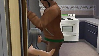 mature latina giving good brains Sims 4